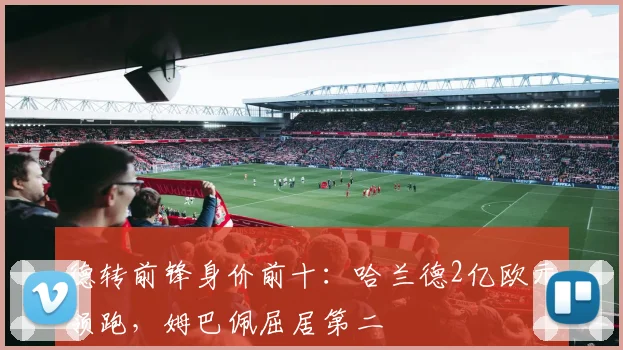 德转前锋身价前十:哈兰德2亿欧元领跑,姆巴佩屈居第二